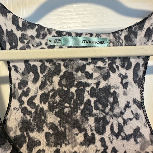 Maurices Racerback Abstract Tank Top - Picture 3 of 3